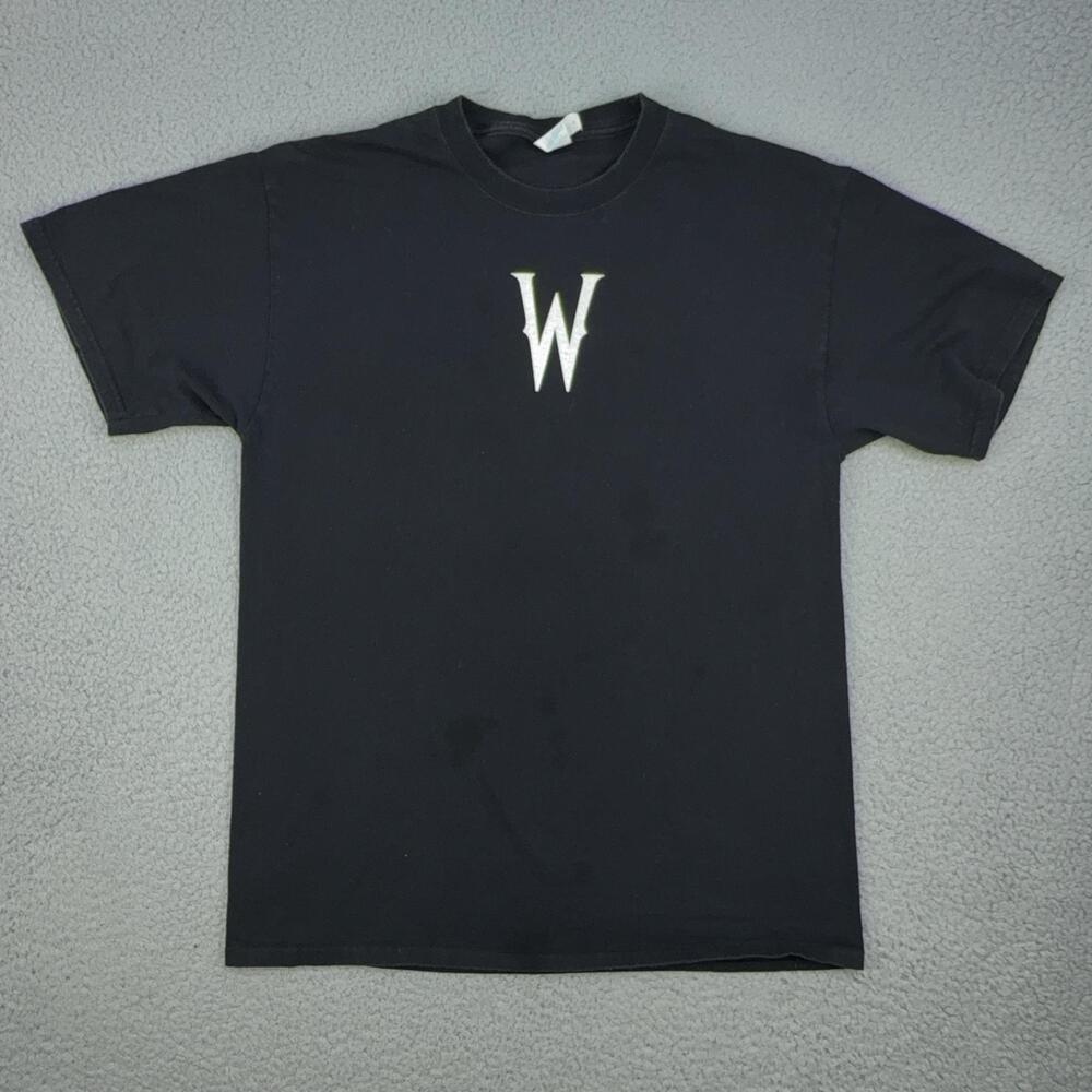 Wendy's X Wednesday Promotional Employee Shirt Medium Black Graphic Tee